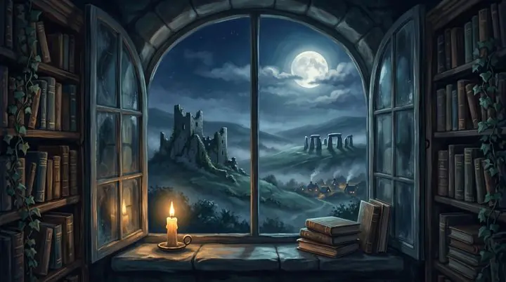 Ilustrace k příběhu Tři studenti